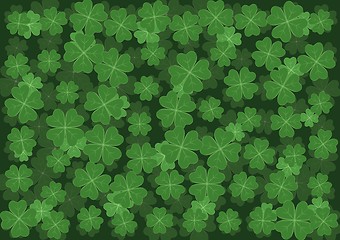 Image showing background with clover