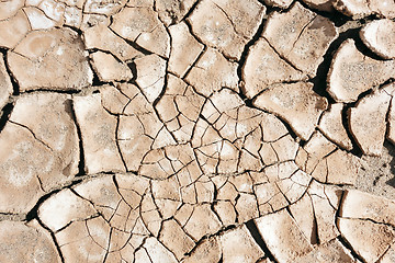 Image showing dry mud desert background texture