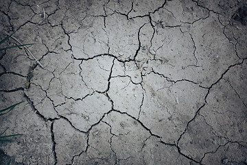 Image showing dry mud land background texture