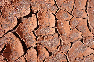 Image showing dry mud background texture