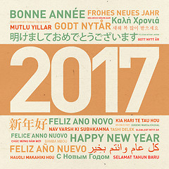 Image showing Happy new year from the world