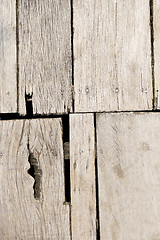 Image showing Rough wood board