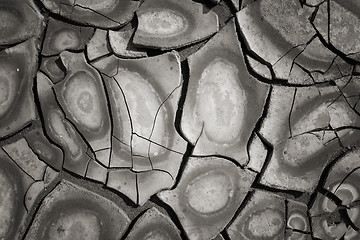 Image showing dry mud land background texture
