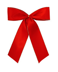 Image showing Classic red giftbow