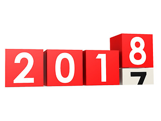 Image showing Year 2018 is coming