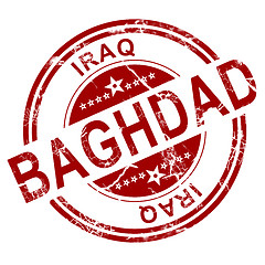 Image showing Red Baghdad stamp 