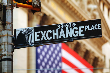 Image showing Exchange Place sign