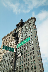 Image showing Broadway sign in New York City, USA