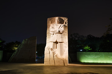 Image showing Martin Luther King, Jr memorial monument in Washington, DC