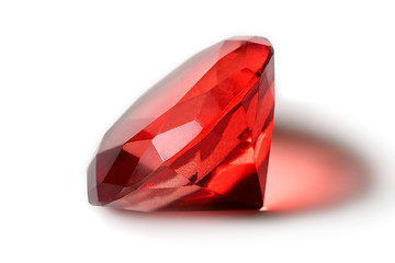 Image showing Beautiful red gem