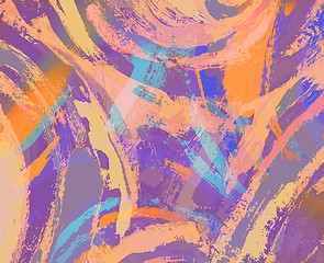 Image showing digital painting abstract background