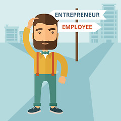 Image showing Employee to entrepreneur