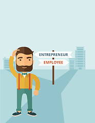 Image showing Employee to entrepreneur