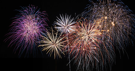 Image showing Fireworks celebration