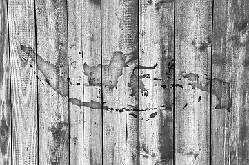 Image showing Map of Indonesia on weathered wood