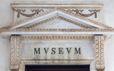 Image showing Old Museum Entrance 