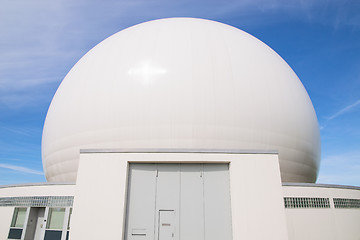 Image showing Cupola of radiolocation terrestrial station radar for radio sate