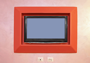 Image showing TV at Wall