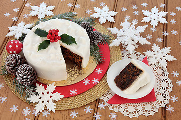 Image showing Traditional Christmas Cake