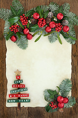 Image showing Abstract Christmas Border