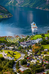 Image showing Geiranger fjord, Norway.