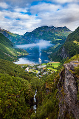 Image showing Geiranger fjord, Norway.