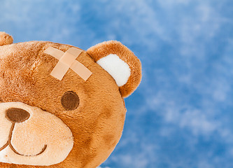Image showing Injured Teddy Bear
