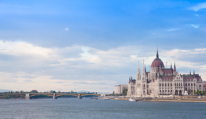 Image showing Budapest parliament view