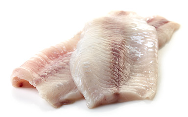 Image showing fresh raw fish fillet