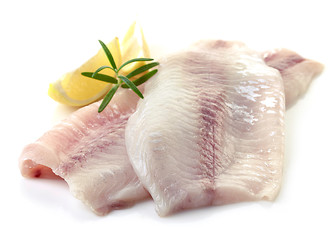 Image showing fresh raw fish fillet