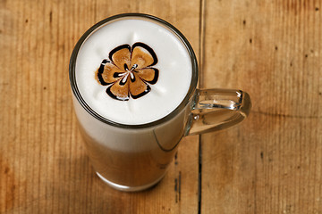 Image showing cup of cappucino