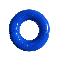 Image showing Blue inner tube