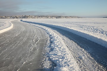 Image showing Frozen lake