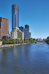 Image showing Melbourne city center