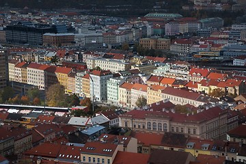 Image showing Prague viewed from above