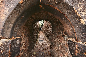 Image showing Old narrow street