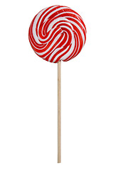 Image showing Stereotype lollipop on white with path