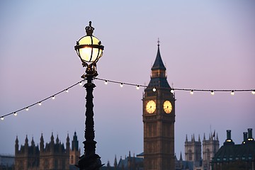 Image showing London at the dusk