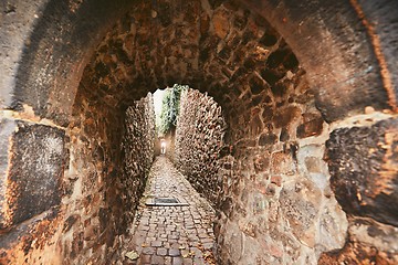 Image showing Old narrow street