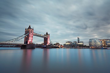 Image showing London at the dusk