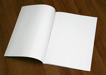 Image showing Blank magazine spread