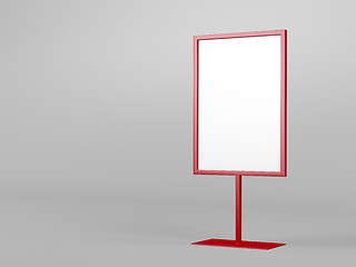 Image showing Blank advertising stand