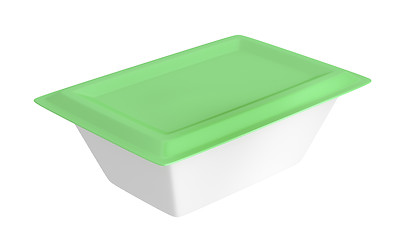 Image showing Plastic container for cream cheese