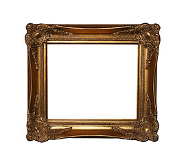Image showing golden frame with path