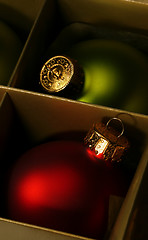 Image showing Atmospheric xmas ornaments