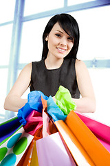 Image showing Shopping woman