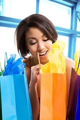 Image showing Shopping woman