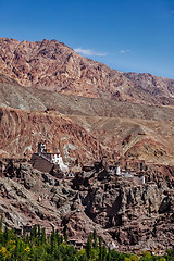 Image showing Basgo monastery. Ladakh, India