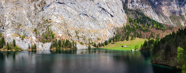 Image showing Obersee lake. Bavaria, Germany