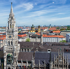 Image showing Aerial view of Munich 